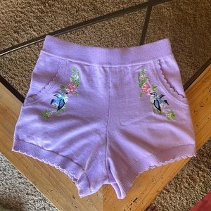Lilac shorts